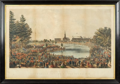 19TH C. BACHELDER ENGRAVING, MANCHESTSER NH.