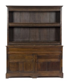 18TH C. ENGLISH OAK WELCH DRESSER.