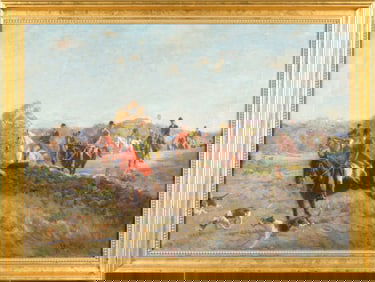 HENRY R. POORE OIL, FOX HUNTING.