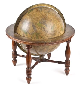 1854 LORING’S CELESTIAL TABLE TOP GLOBE.