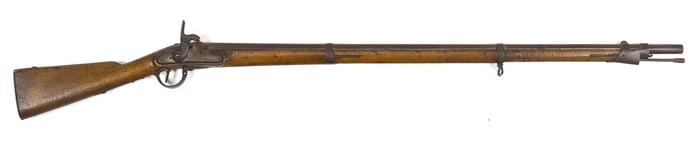 ANTIQUE PERCUSSION LONG GUN.