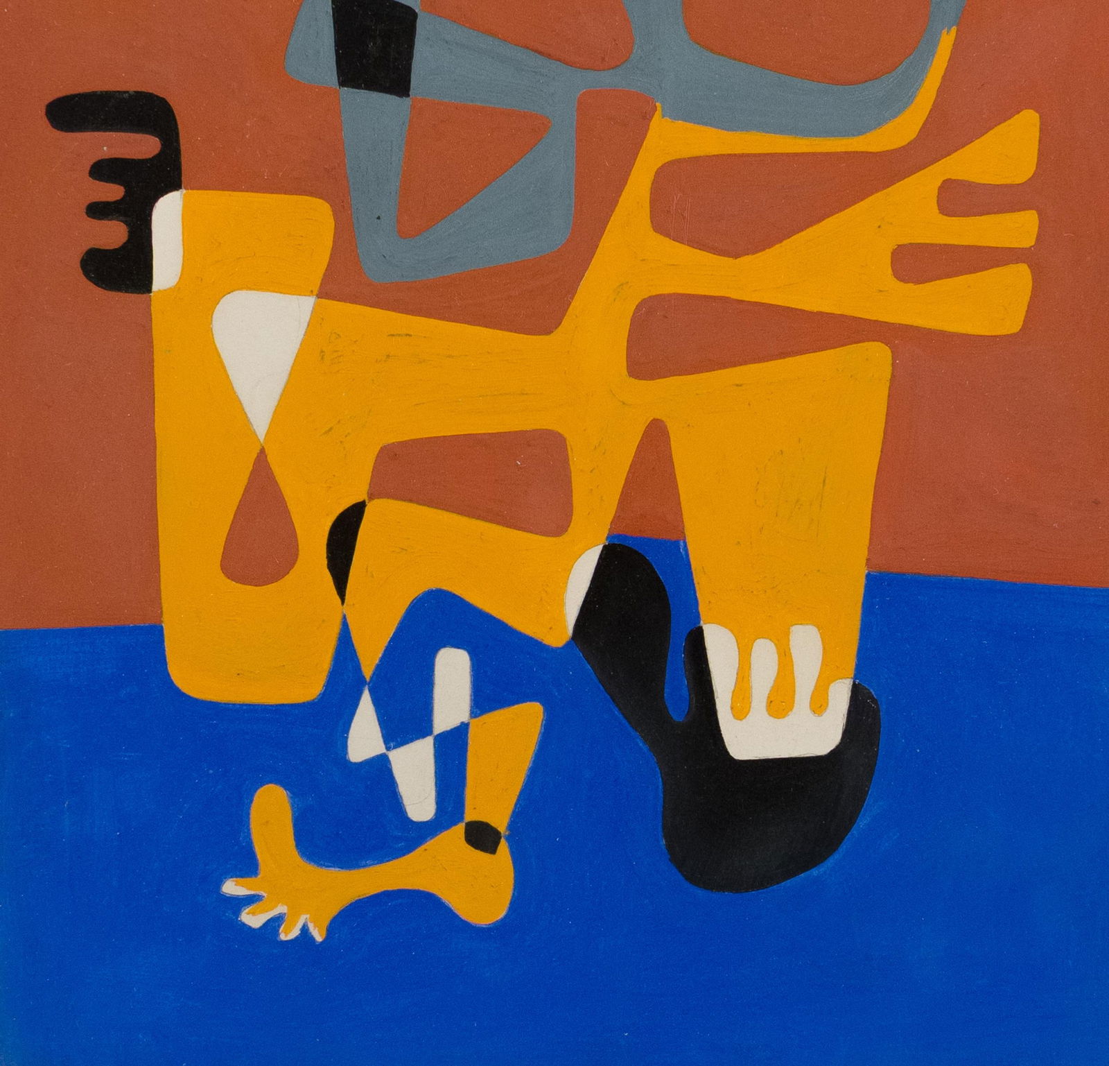 STEVE WHEELER TEMPERA, ABSTRACT. - 3