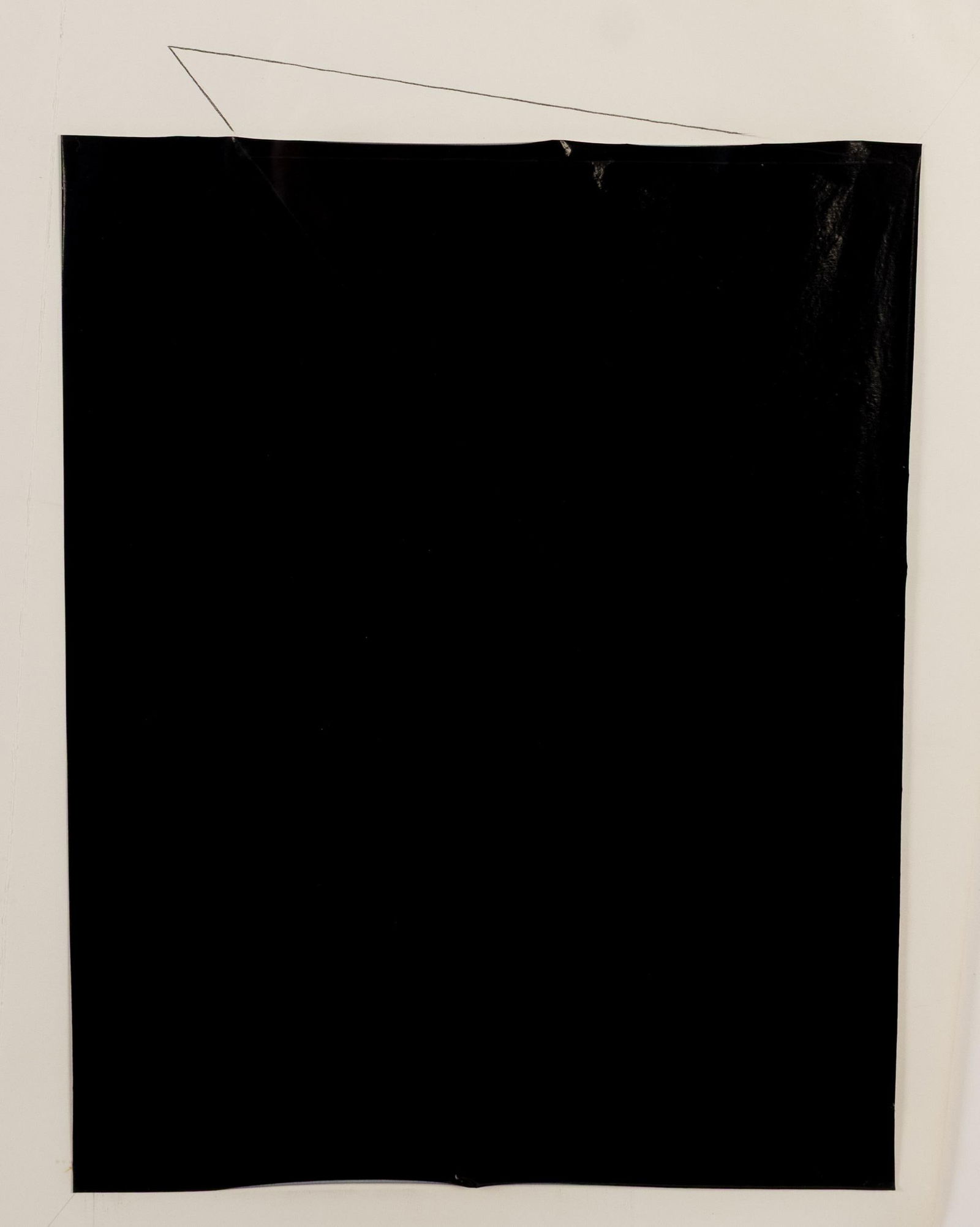 DOROTHEA ROCKBURNE MIXED MEDIA, LINE COMPOSITION. - 3