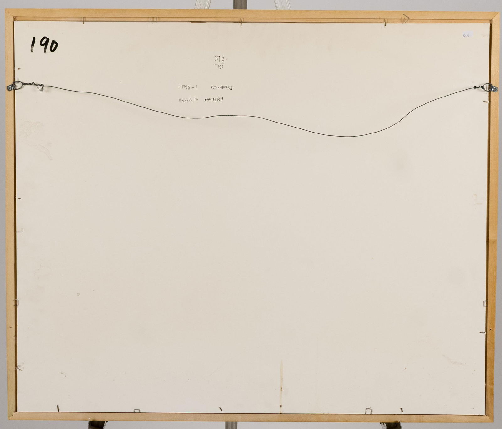 DOROTHEA ROCKBURNE MIXED MEDIA, LINE COMPOSITION. - 7