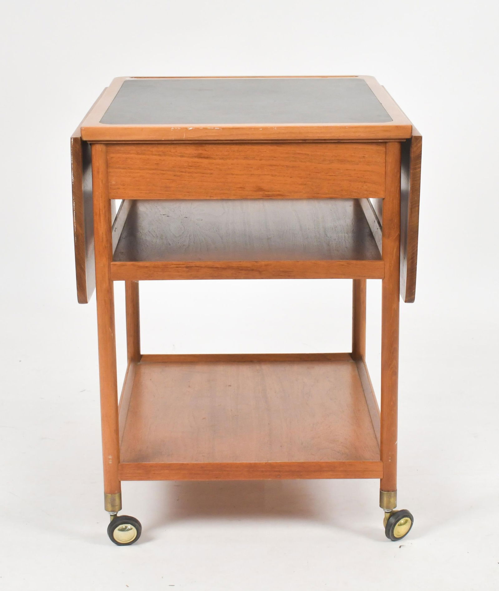 LUDVIG PONTOPPIDAN DANISH TEAK SERVING TROLLY. - 9