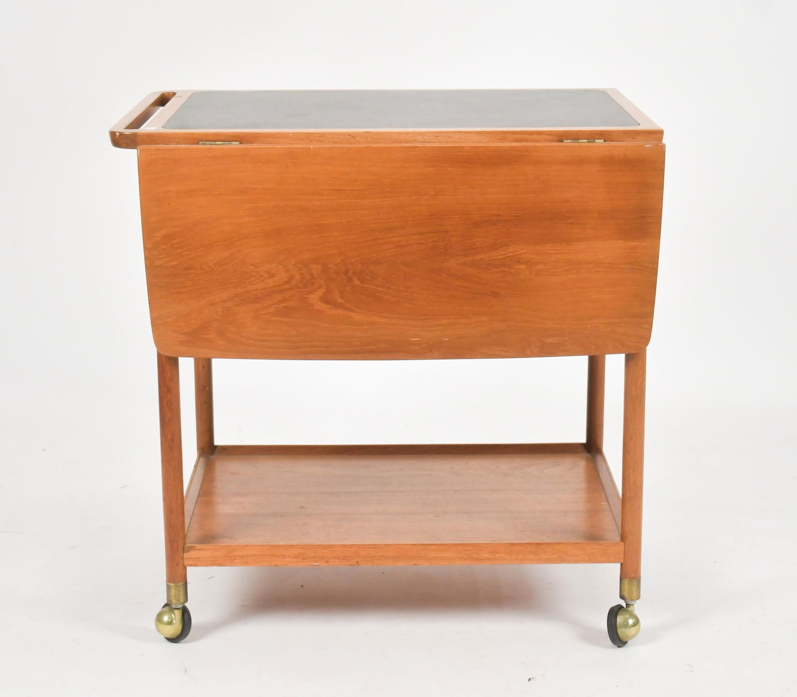 LUDVIG PONTOPPIDAN DANISH TEAK SERVING TROLLY. - 10