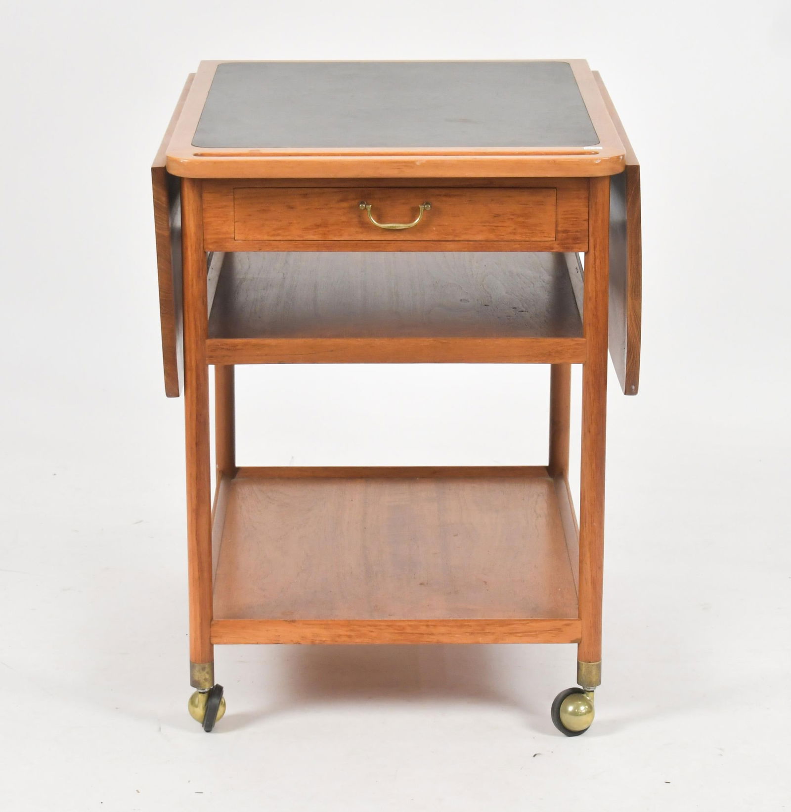 LUDVIG PONTOPPIDAN DANISH TEAK SERVING TROLLY. - 6