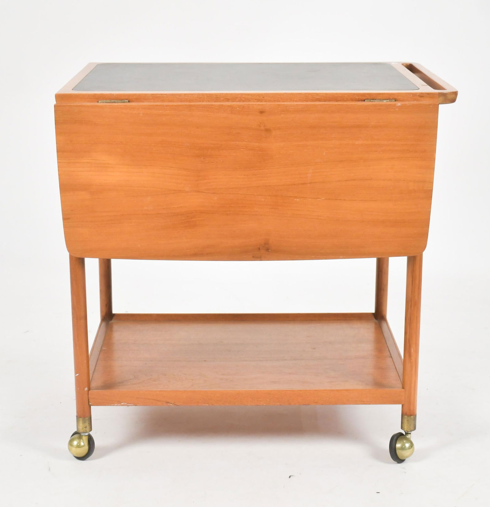 LUDVIG PONTOPPIDAN DANISH TEAK SERVING TROLLY. - 7