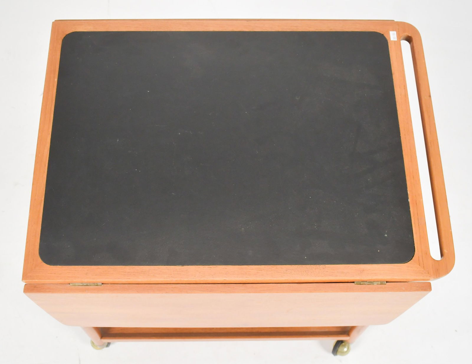 LUDVIG PONTOPPIDAN DANISH TEAK SERVING TROLLY. - 8