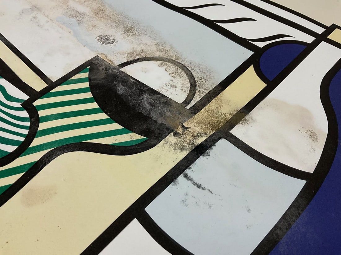 ROY LICHTENSTEIN SCREENPRINT, STILL LIFE, DAMAGED. - 10