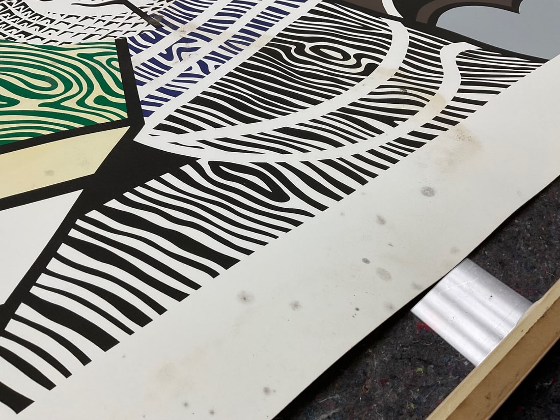 ROY LICHTENSTEIN SCREENPRINT, STILL LIFE, DAMAGED. - 11