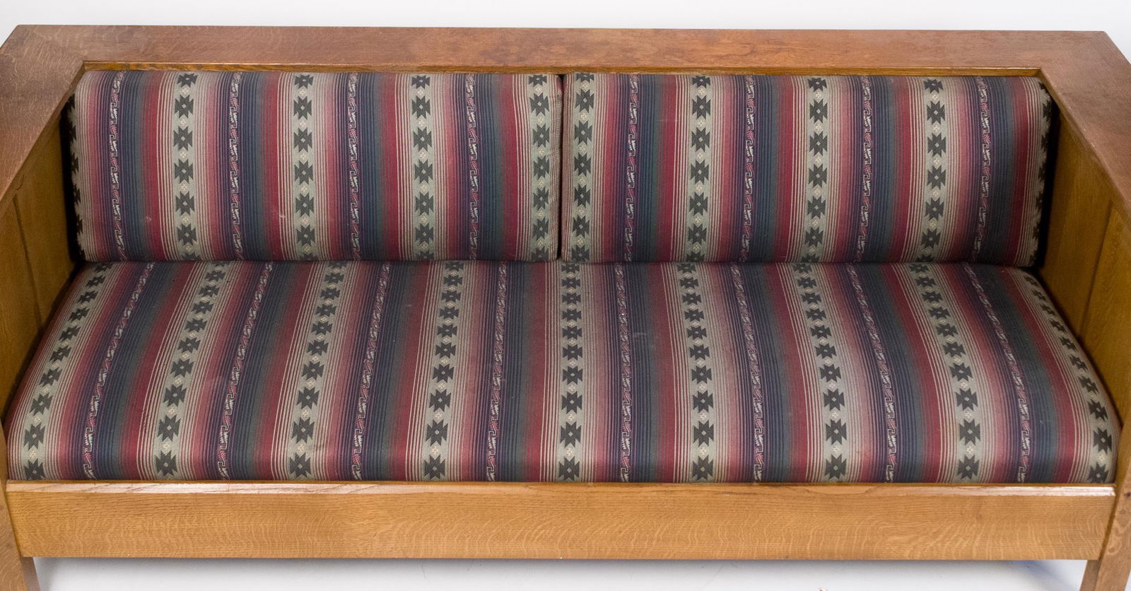 20TH C. STICKLEY PRAIRIE SETTLE. - 3