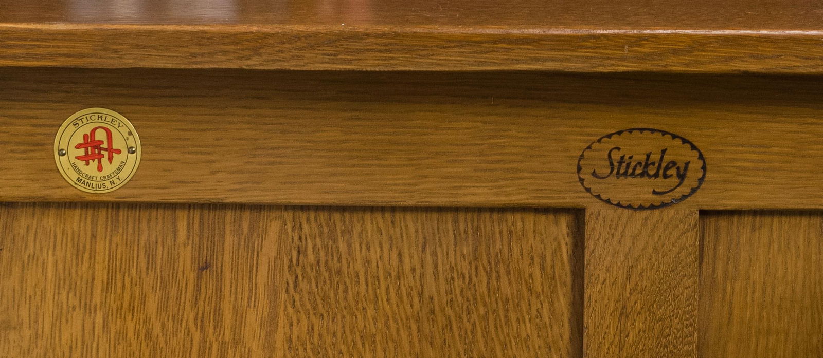 20TH C. STICKLEY PRAIRIE SETTLE. - 5