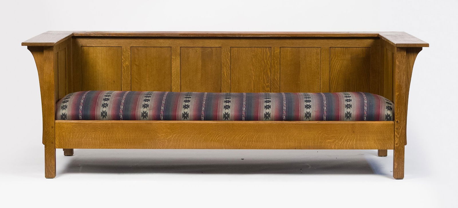 20TH C. STICKLEY PRAIRIE SETTLE. - 7