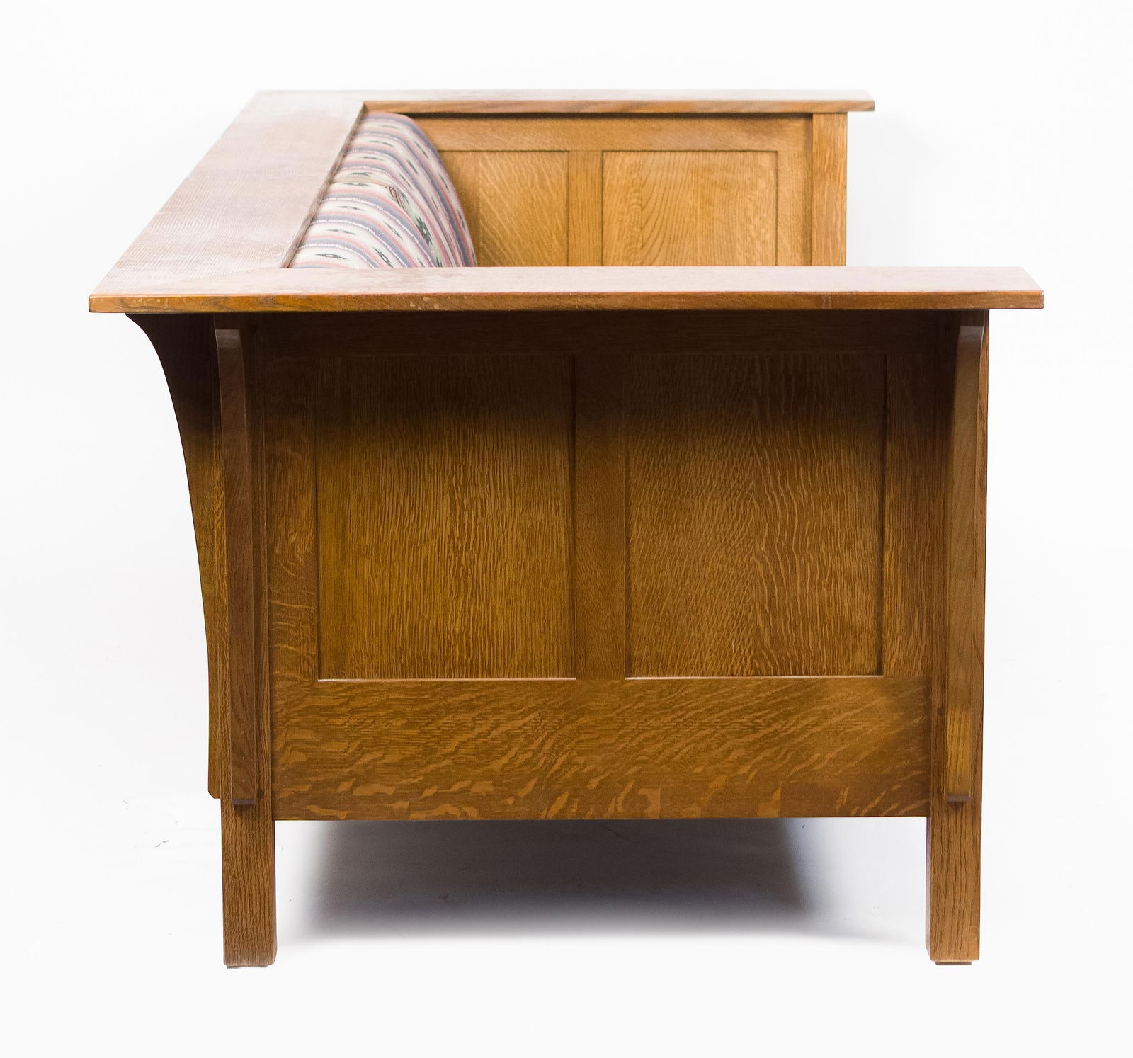 20TH C. STICKLEY PRAIRIE SETTLE. - 9