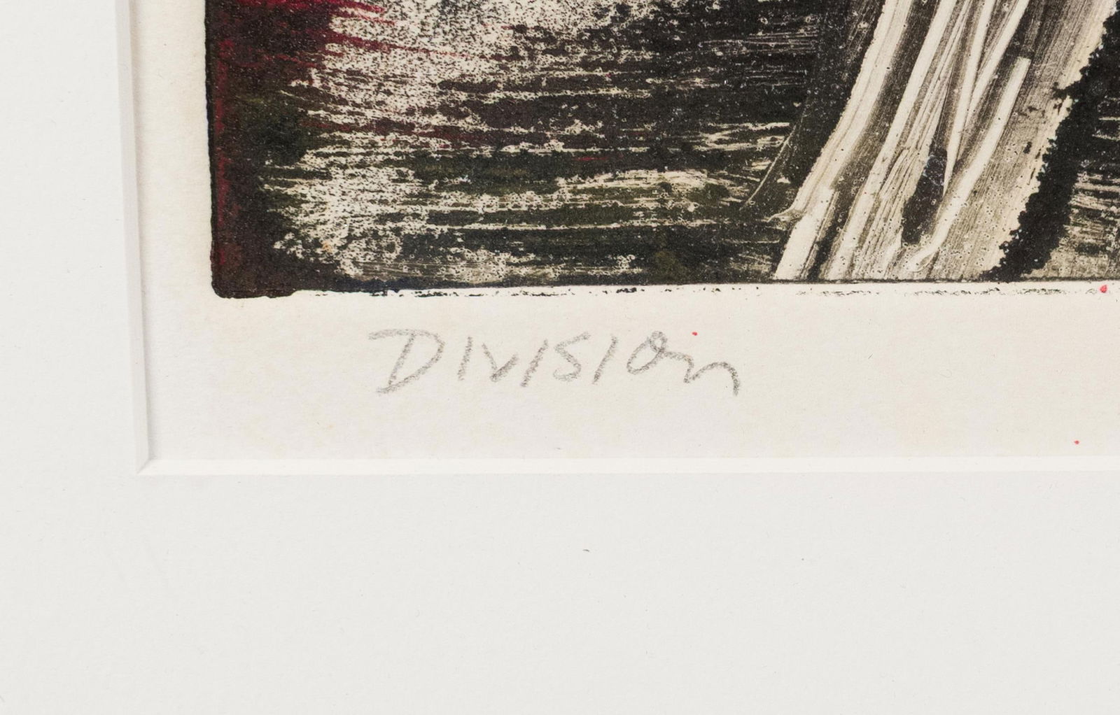 FREYA HANSELL MONOPRINT, DIVISION, 1986. - 6