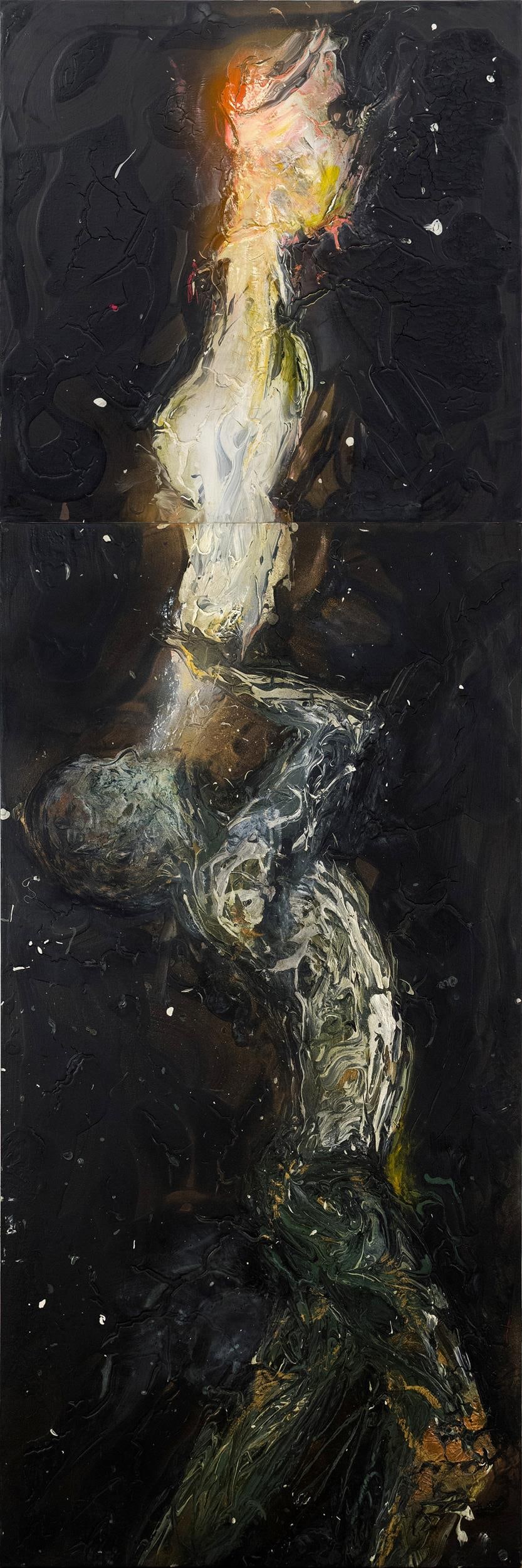 FREYA HANSELL TWO PART OIL, FIRE MAN. (1 of 17)