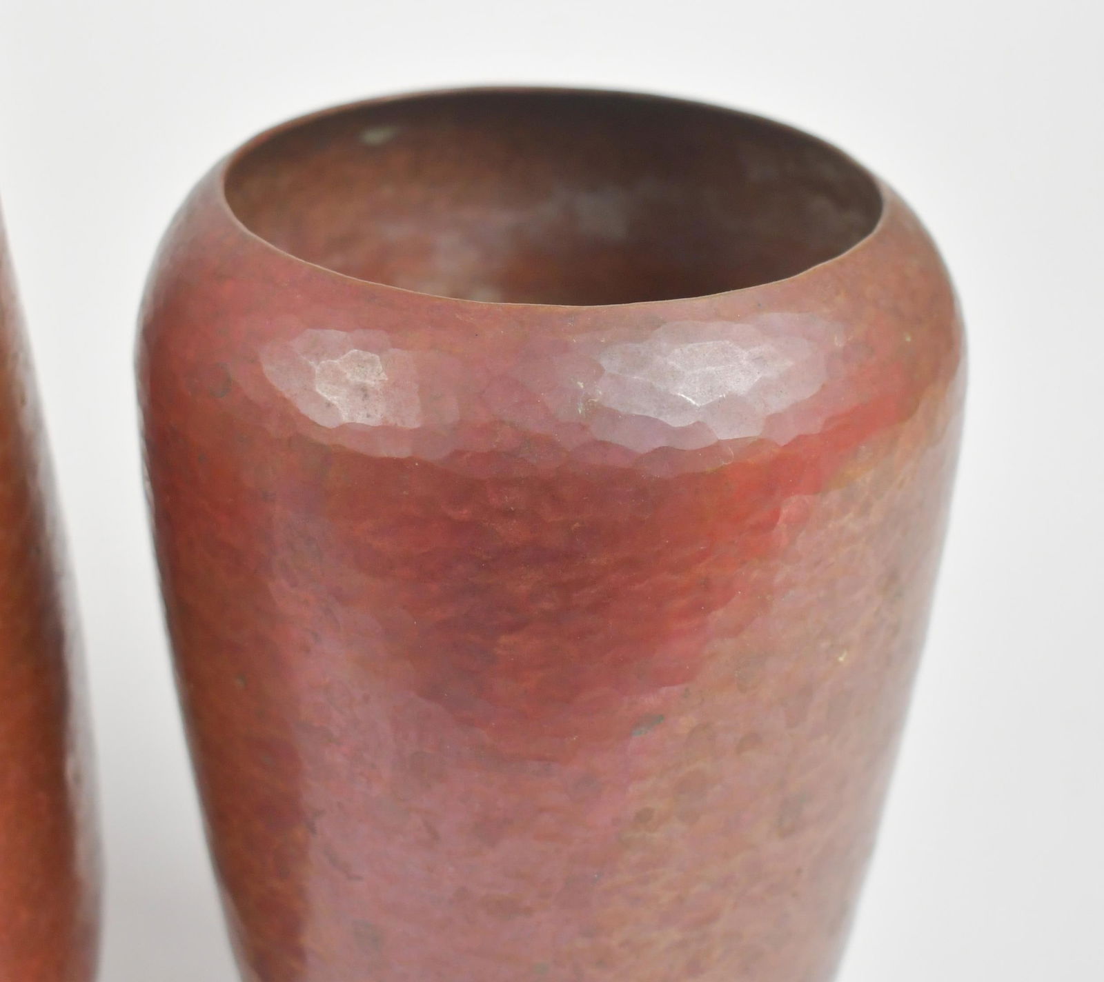 SIX RAMON RAMIREZ COPPER VASES. - 6