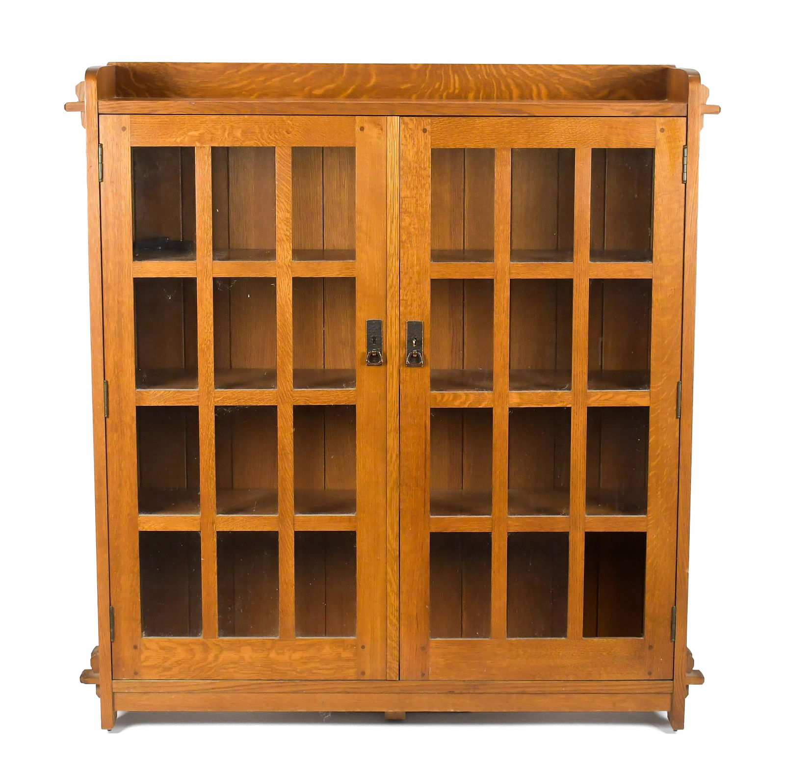 20TH C. STICKLEY MISSION OAK BOOKCASE, (2 OF 2). (1 of 10)