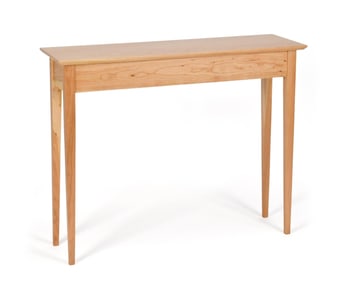 PHILIP COLONNA CHERRY CONSOLE TABLE.