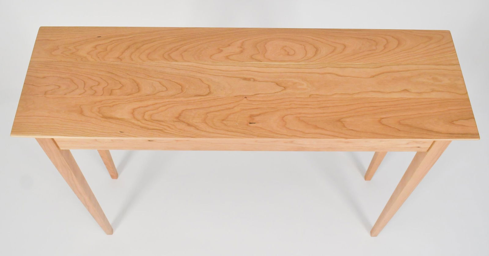 PHILIP COLONNA CHERRY CONSOLE TABLE. - 6