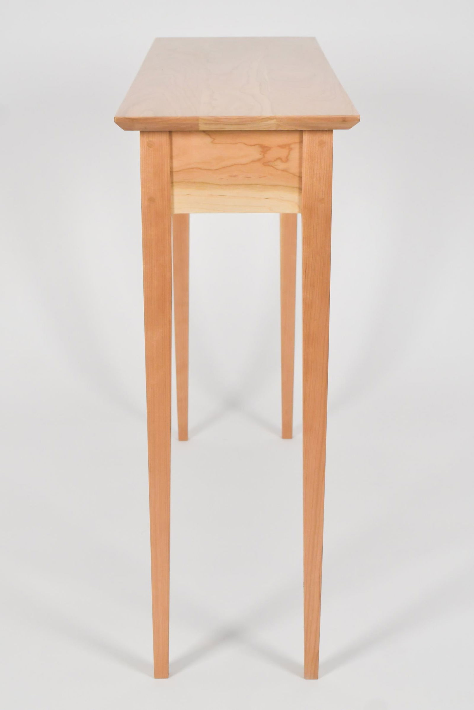 PHILIP COLONNA CHERRY CONSOLE TABLE. - 7