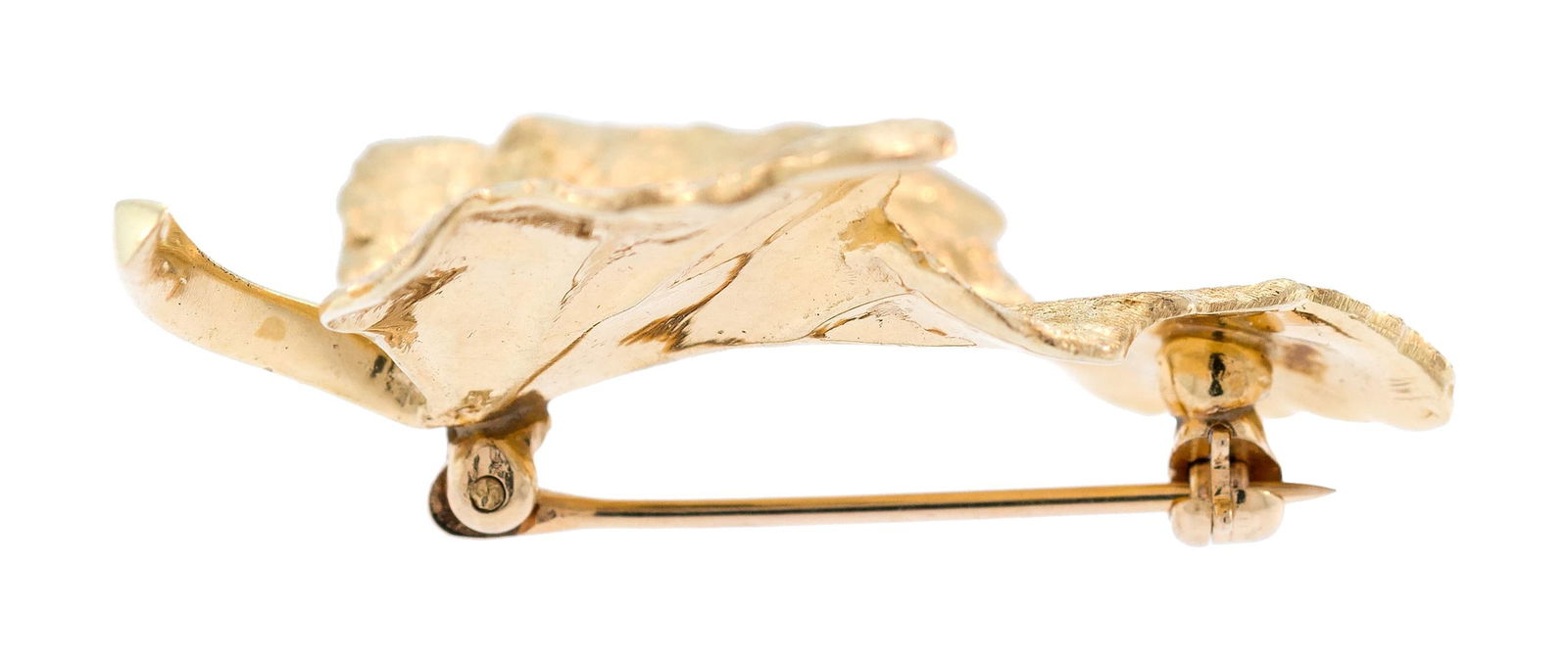 14K GOLD MAPLE LEAF PIN. - 6