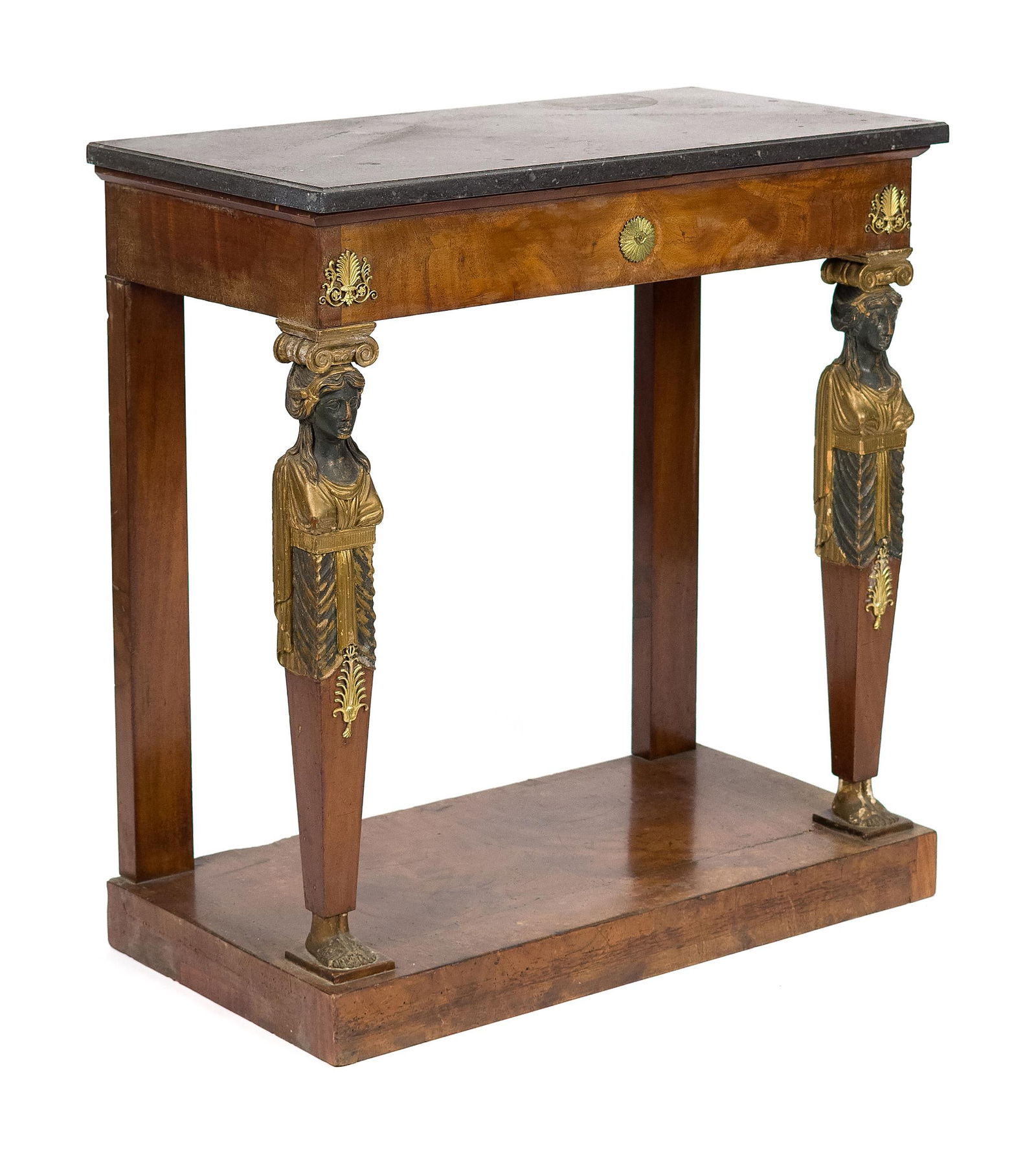 19TH C. FRENCH EMPIRE PIER TABLE. (1 of 12)