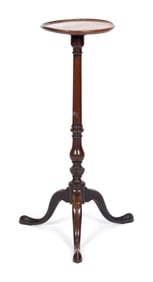 ANTIQUE MAHOGANY KETTLE STAND.