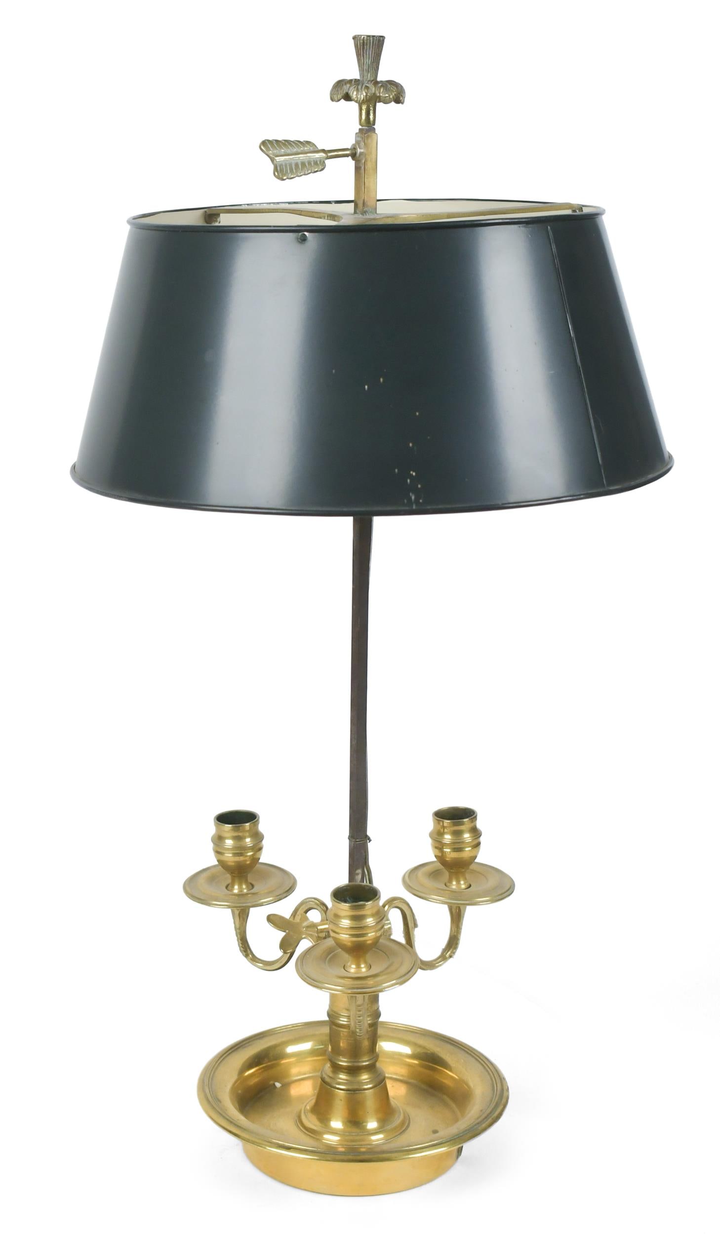 ANTIQUE FRENCH BOUILLOTTE LAMP. (1 of 11)