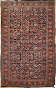 VINTAGE ORIENTAL BOKARA RUG.