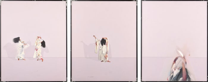 DONALD BRADFORD TRIPTYCH, MADAME BUTTERFLY.