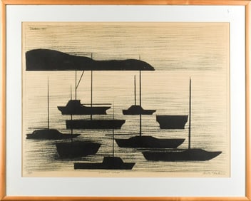 CHARLES BLACKMAN LITHOGRAPH, EVENING LIGHT.