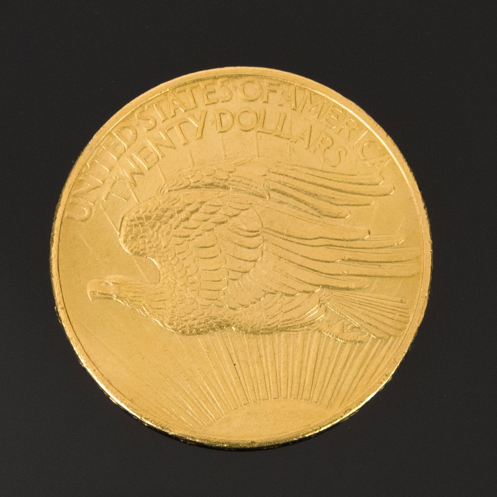 1908 ST. GAUDENS DOUBLE EAGELE $20 GOLD COIN. - 5