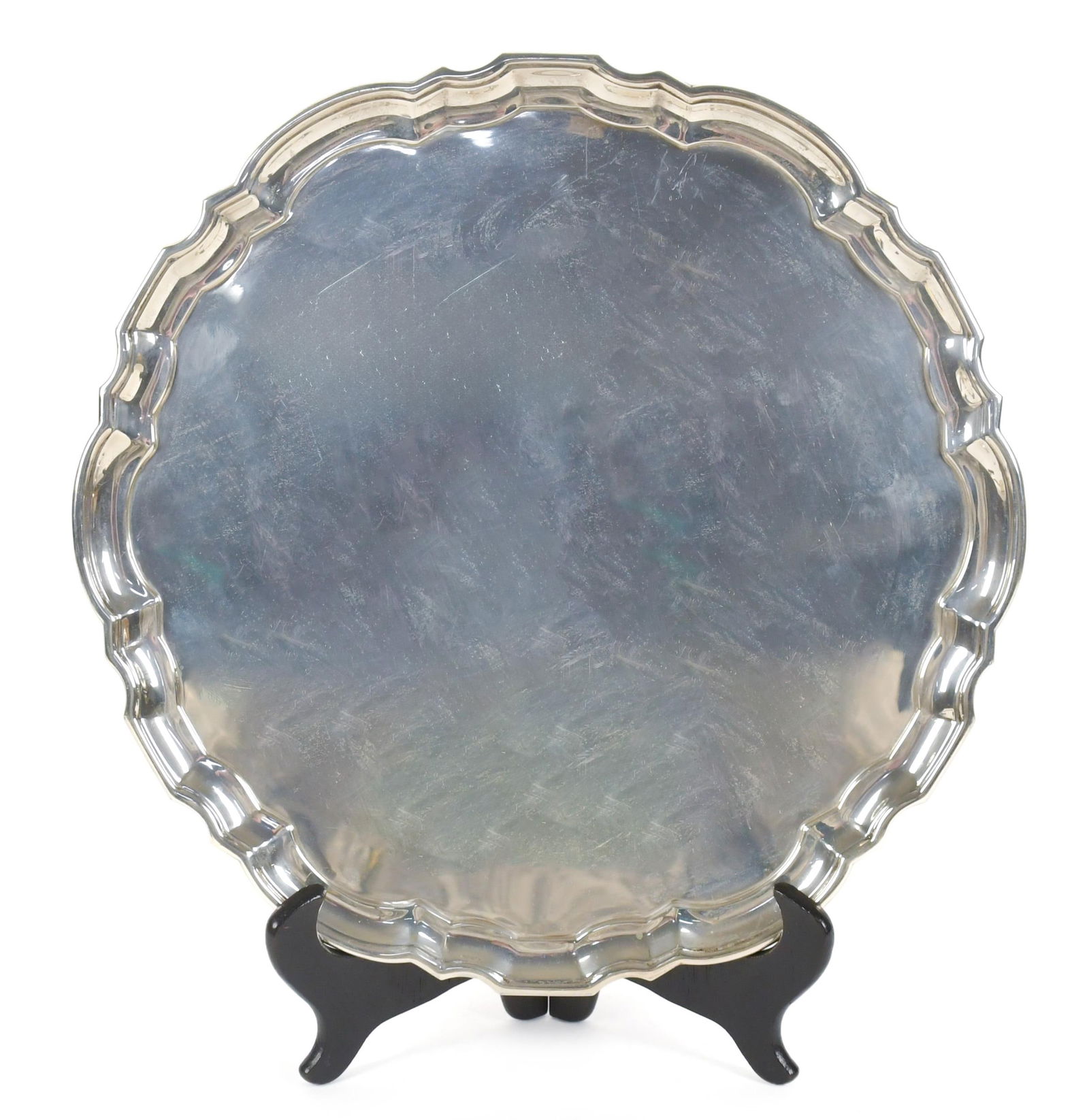 TIFFANY & CO SCALLOPED EDGE SERVING TRAY. (1 of 7)