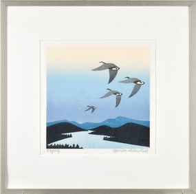 SPENCER & SABRA FIELD WOODBLOCK, FLYAWAY, 2 OF 2.