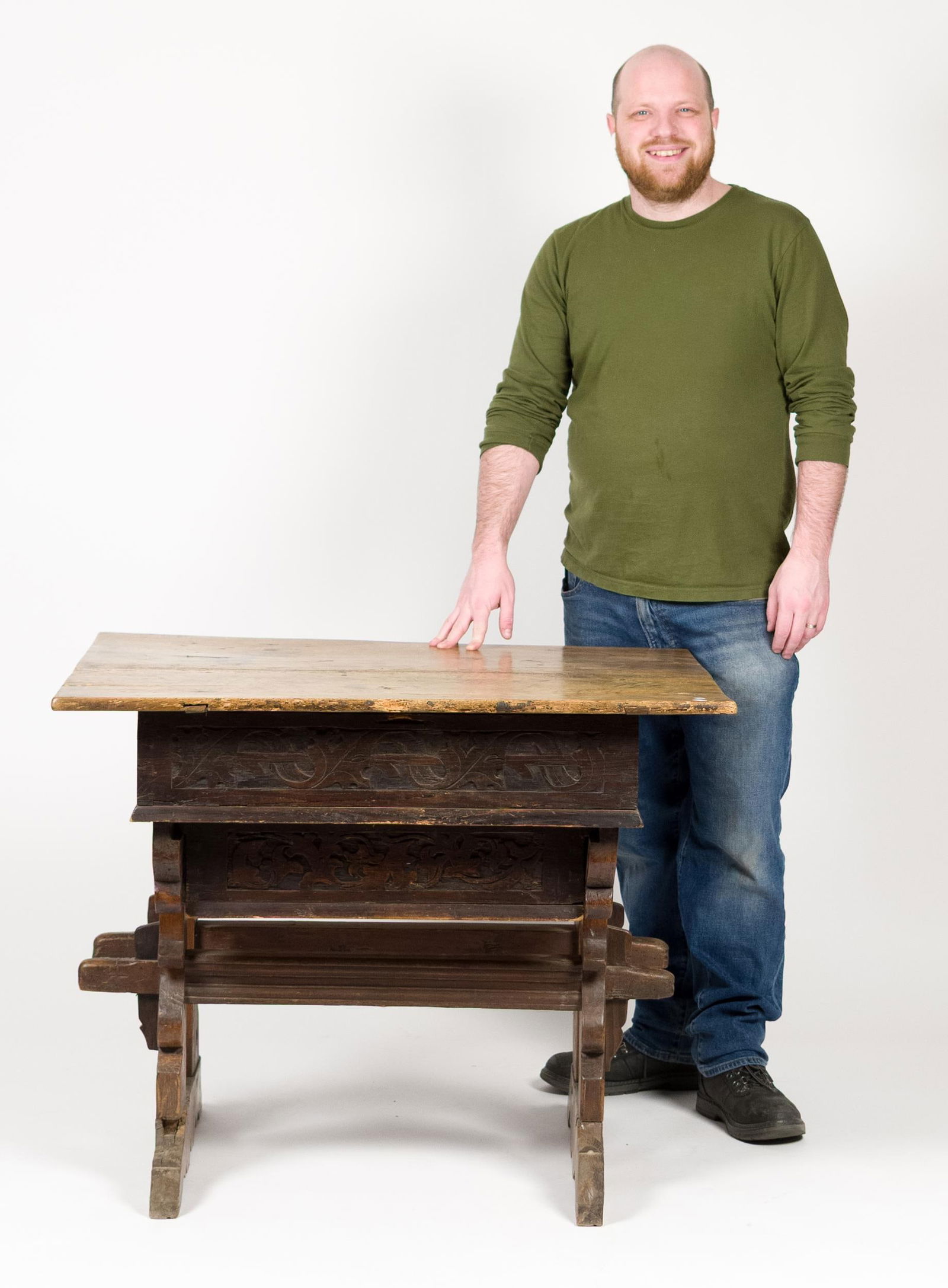 18TH C. ITALIAN BAROQUE TABLE. - 11