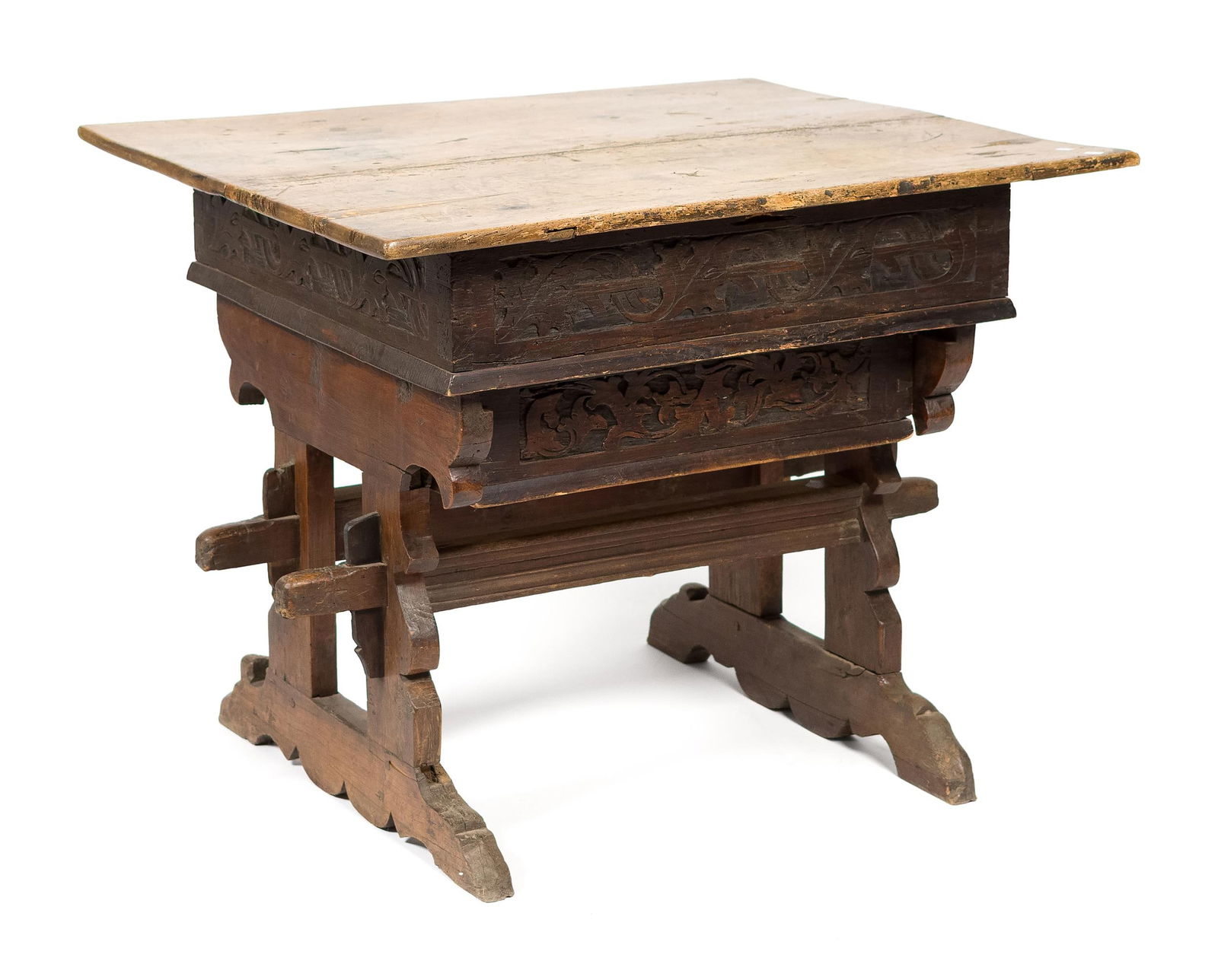 18TH C. ITALIAN BAROQUE TABLE. (1 of 11)