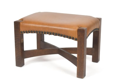 20TH C. STICKLEY ARTS & CRAFTS OTTOMAN.