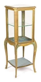 ANTIQUE FRENCH LOUIS XV STYLE VITRINE.