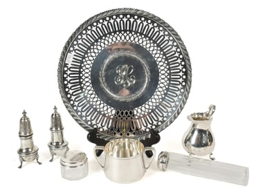 TIFFANY, SHREVE CRUMP LOW STERLING & MORE, 7 PCS.