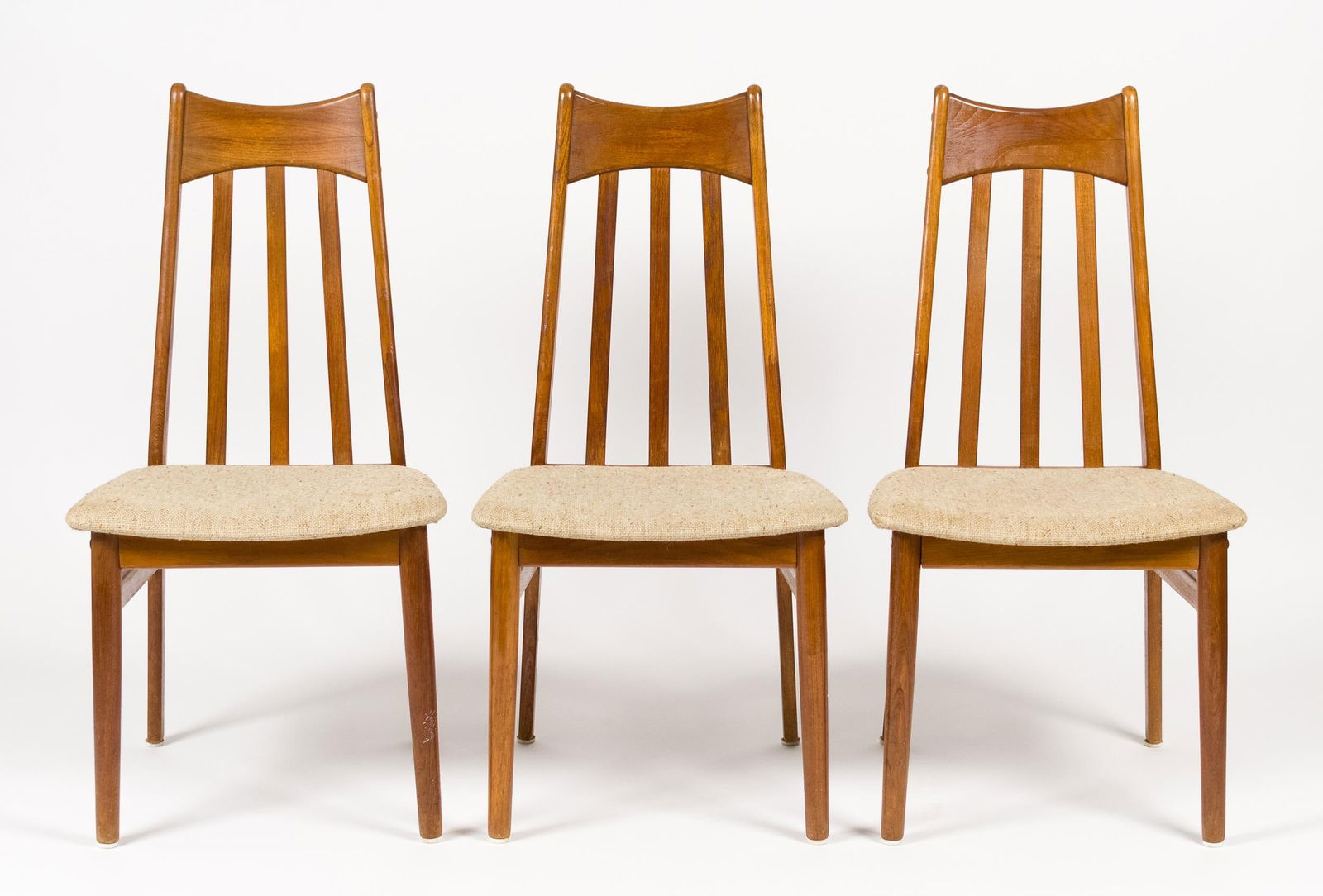 SIX VINTAGE DANISH TEAK DINING CHAIRS - 11