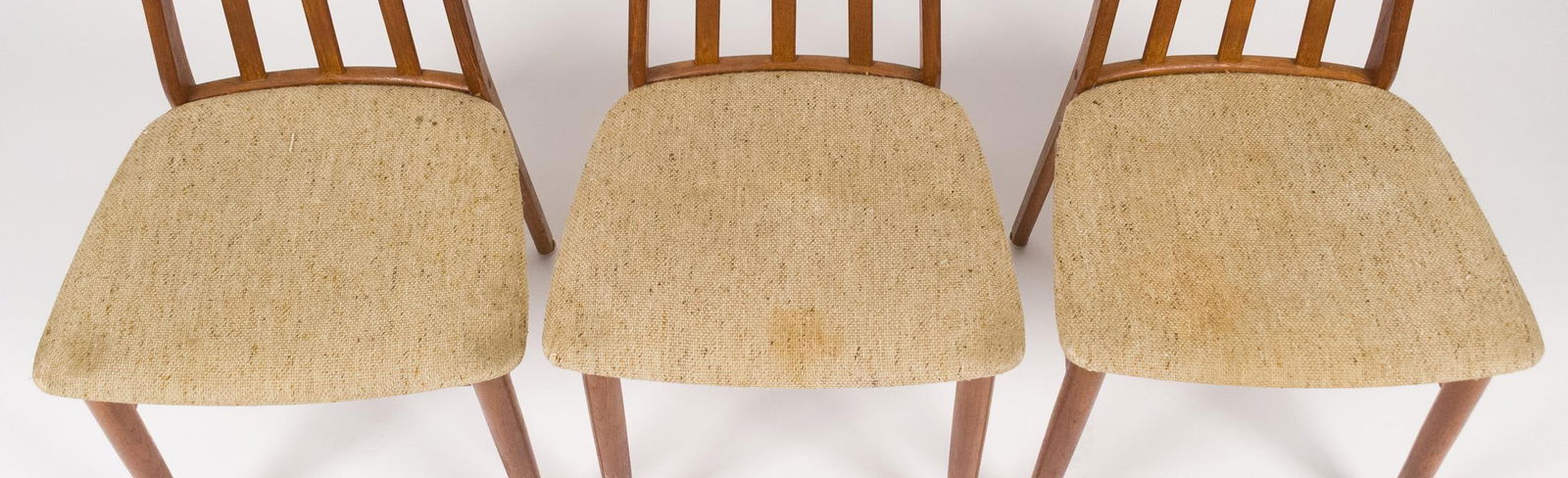 SIX VINTAGE DANISH TEAK DINING CHAIRS - 14