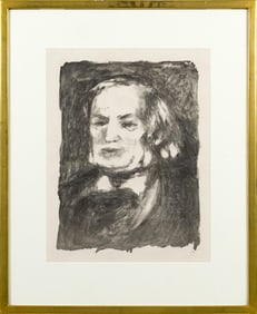 PIERRE AUGUSTE RENOIR LITHOGRAPH, RICHARD WAGNER.