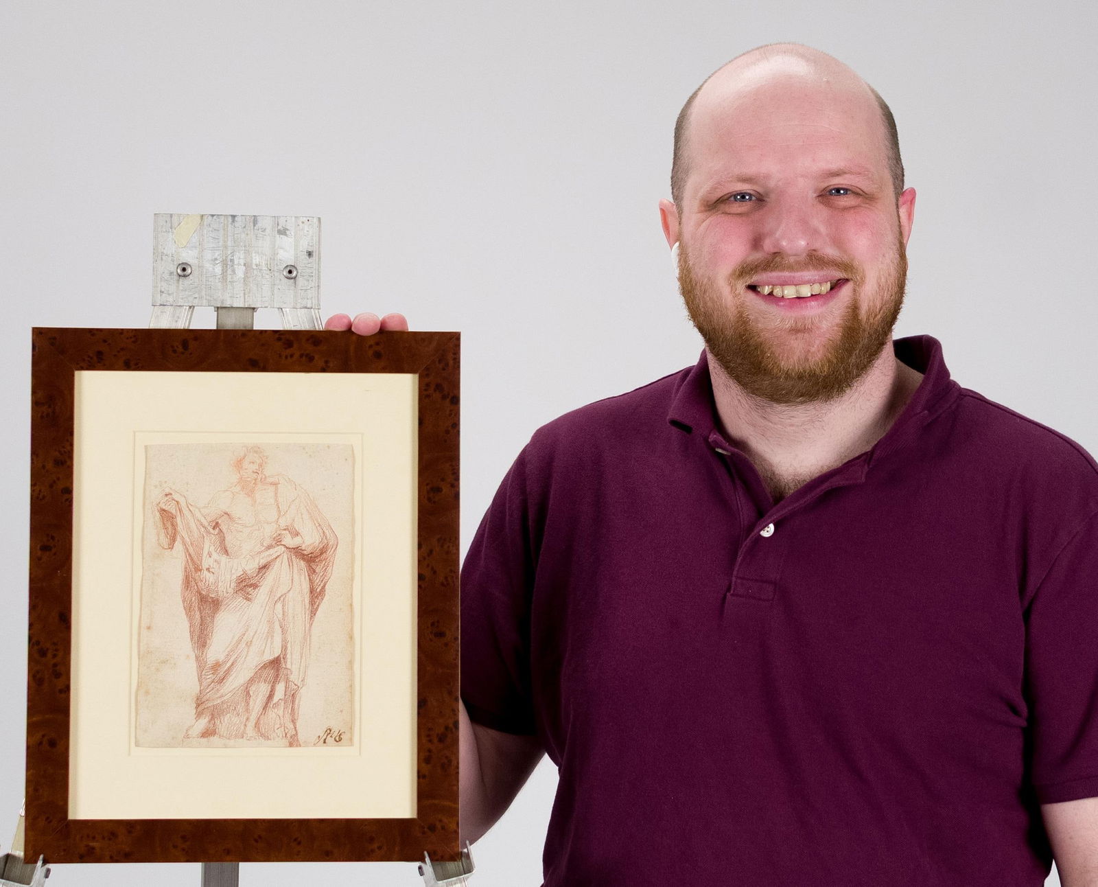 OLD MASTER STYLE FIGURE STUDY. - 10