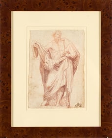 OLD MASTER STYLE FIGURE STUDY.