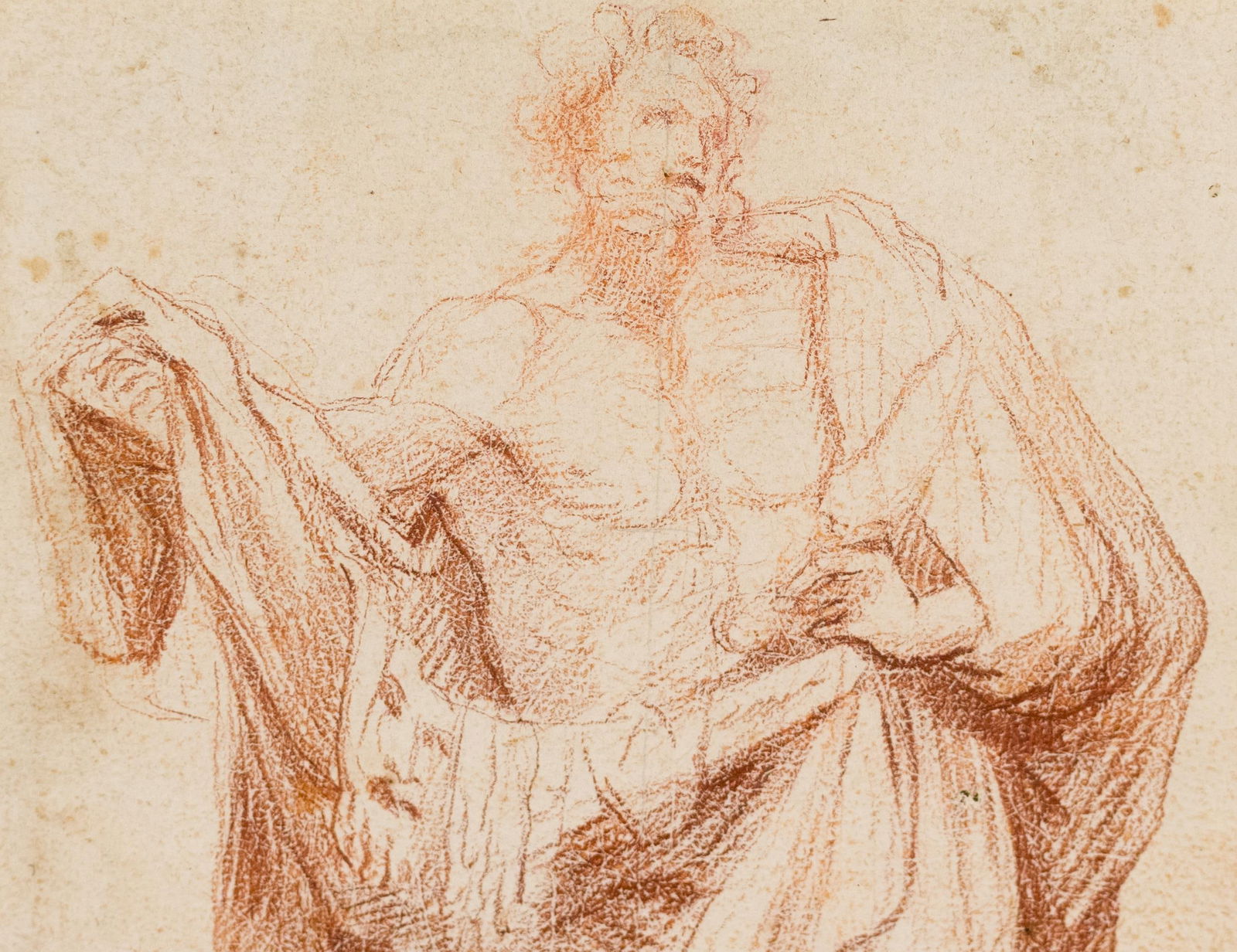 OLD MASTER STYLE FIGURE STUDY. - 3