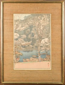 HIROSHI YOSHIDA WOODBLOCK, ARASHIYAMA.