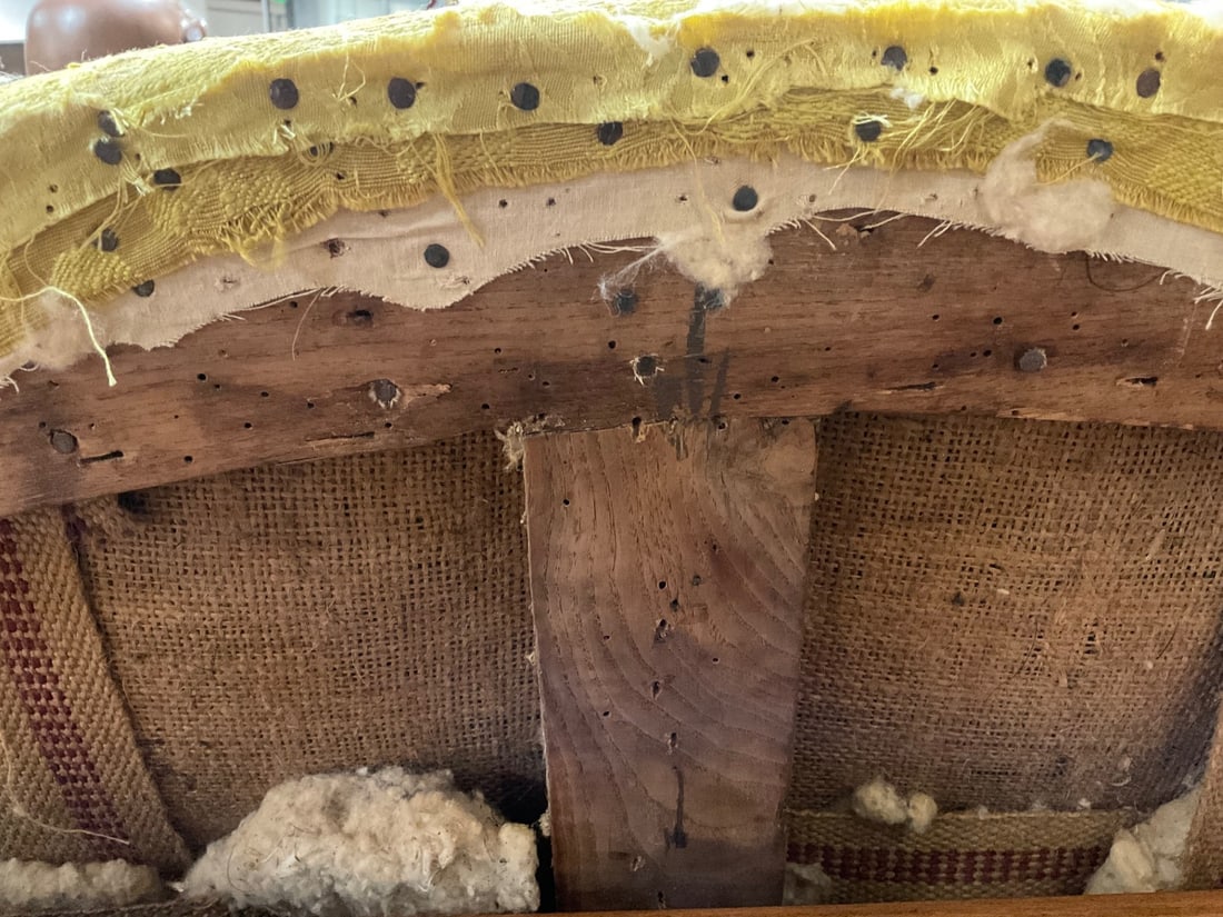 RARE 18TH C. CHIPPENDALE RHODE ISLAND SOFA. - 14