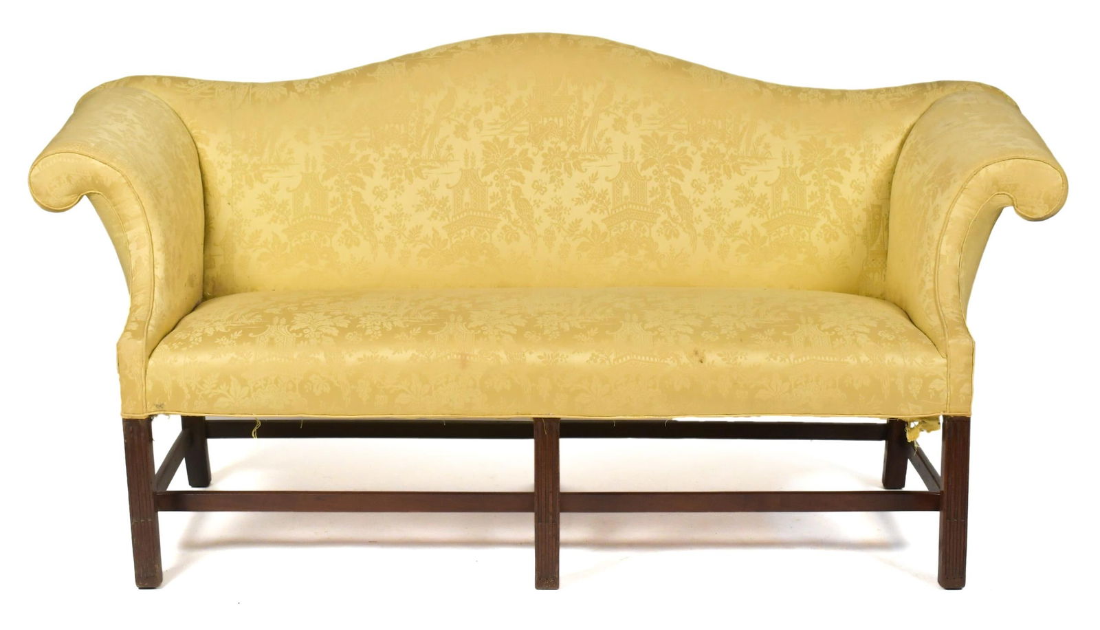 RARE 18TH C. CHIPPENDALE RHODE ISLAND SOFA. - 3